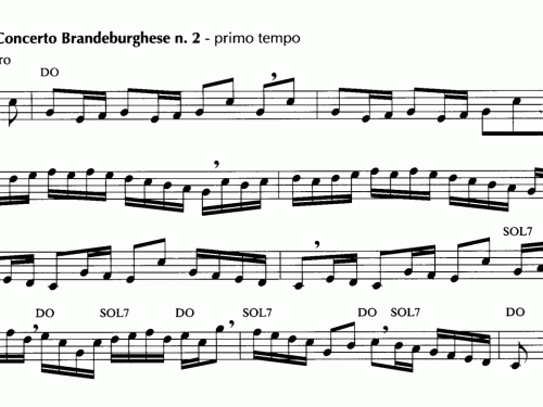 Bach BRANDENBURG CONCERTO Sheet music