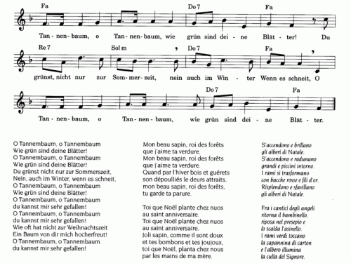 Christmas O tannenbaum Sheet music