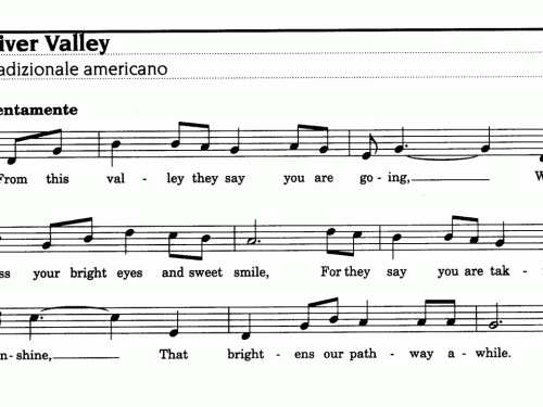 RED RIVER VALLEY Sheet music