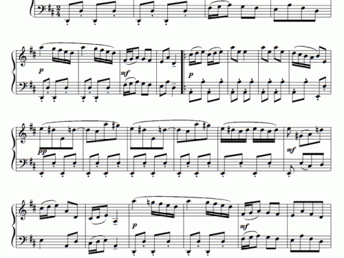 MUSETTE Bach Piano Sheet music