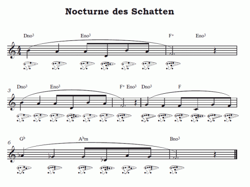 NOCTURNE DES SCHATTEN Sheet music