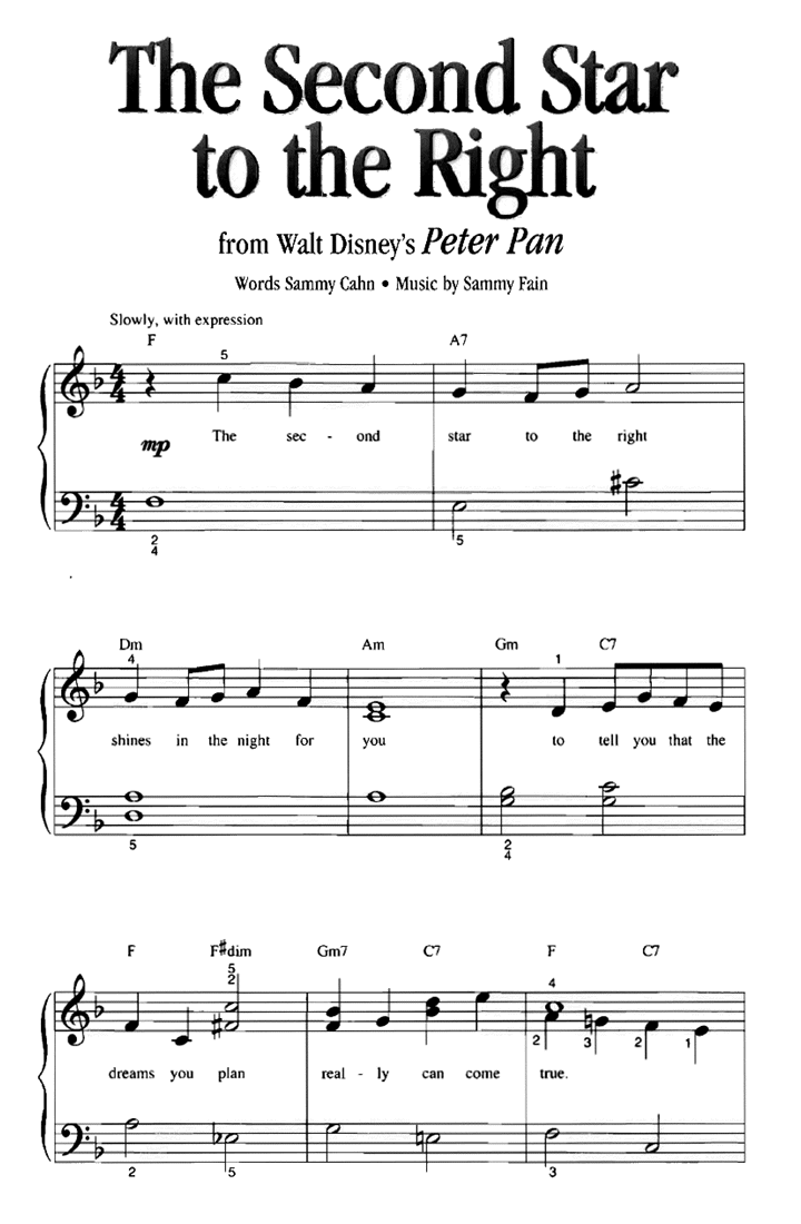 Free Free Disney Songs Piano Sheet Music Easy SVG PNG EPS DXF File