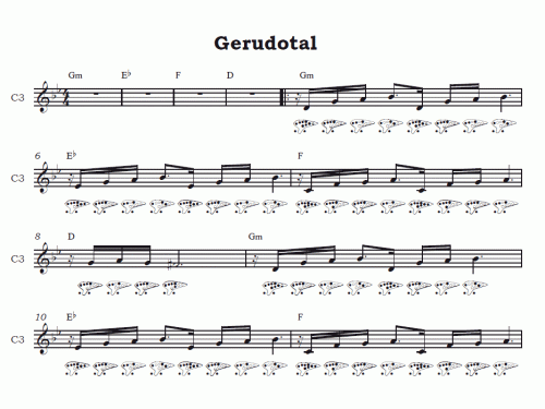 GERUDO VALLEY Sheet music