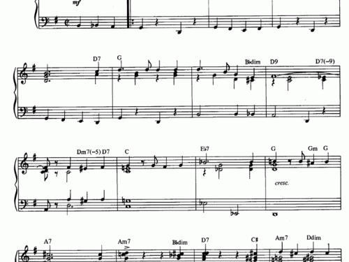 Disney SPOON FULL OF SUGAR Piano Sheet music