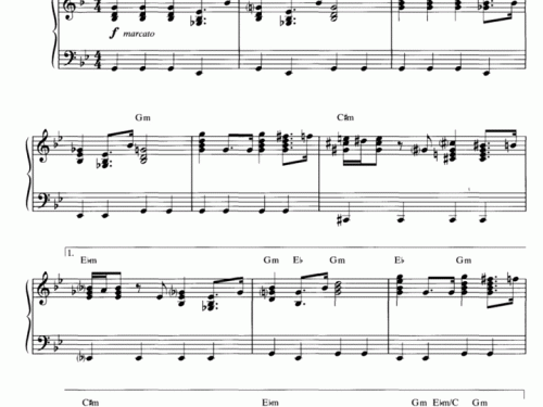 THE IMPERIAL MARCH Piano Sheet music