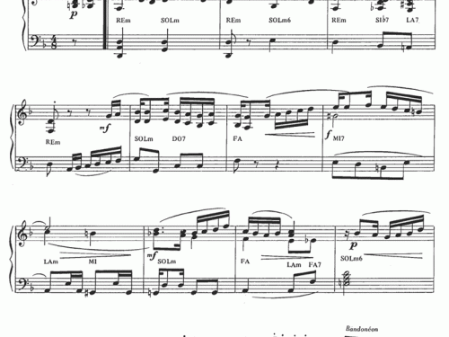Astor Piazzolla PIGMALION Piano Sheet music