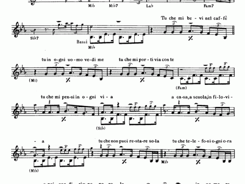 Toto Cutugno INNAMORATI Sheet music
