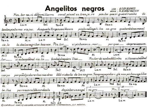 Fausto Leali ANGELI NEGRI Sheet music