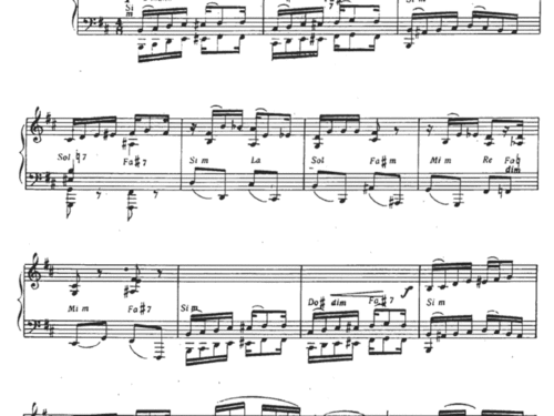 Astor Piazzolla LUZ Y SOMBRA Piano Sheet music