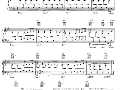 MUSICA È Piano Sheet music