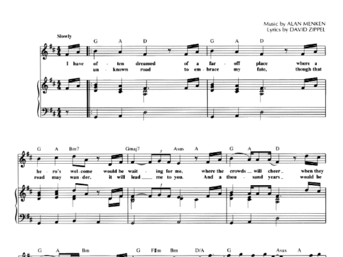 I CAN GO THE DISTANCE Piano Sheet music