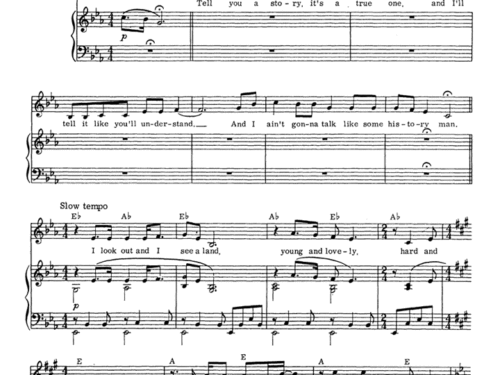 SOLDIER BLUE Theme Easy Piano Sheet music
