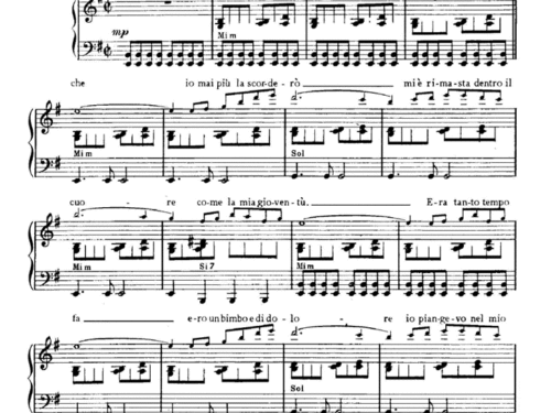 CASA BIANCA Piano Sheet music