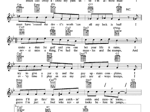 EVERYTHING HAPPENS TO ME Sheet music