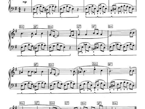 ST JAMES INFIRMARY Easy Piano Sheet music