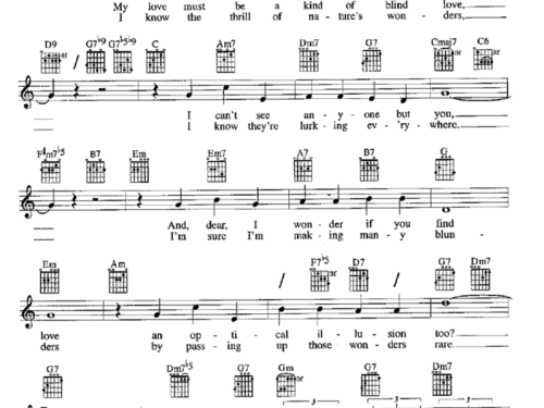 I ONLY HAVE EYES FOR YOU Sheet music