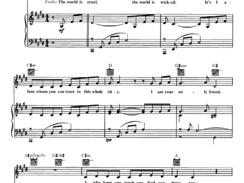 OUT THERE Piano Sheet music