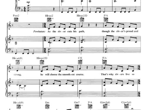 STEADY AS THE BEATING DRUM REPRISE Piano Sheet music