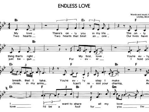 ENDLESS LOVE Sheet music