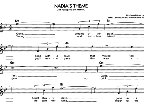 Henry Mancini NADIA’S THEME Sheet music