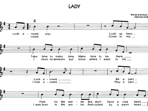 Little River Band LADY Sheet music