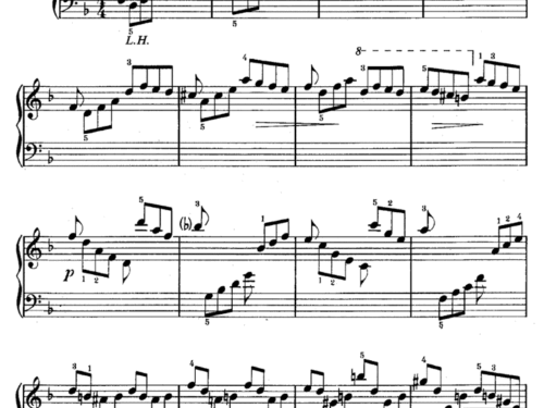 Bach SOLFEGGIETTO Easy Piano Sheet music