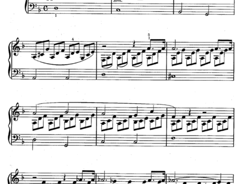 MOONLIGHT SONATA Theme Easy Piano Sheet music