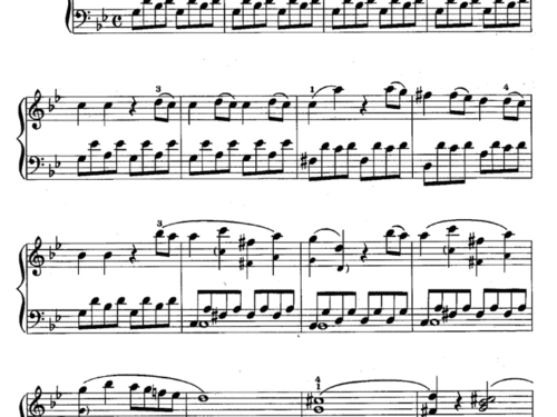 Mozart SYMPHONY 40 Easy Piano Sheet music