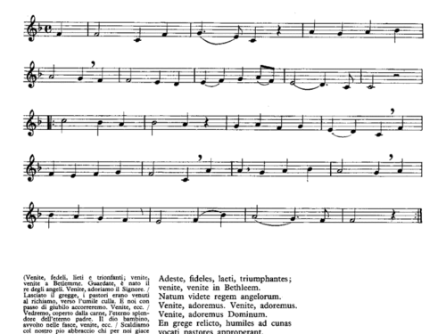 Andrea Bocelli ADESTE FIDELES Sheet musiC