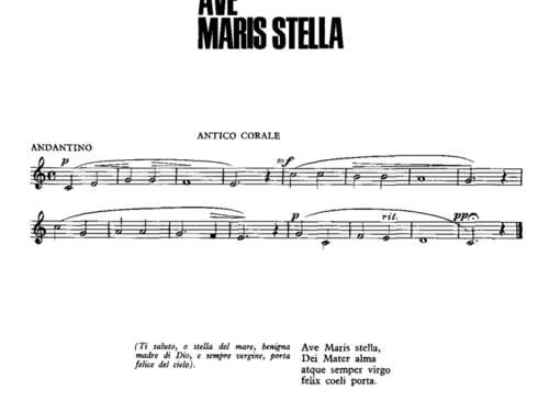 AVE MARIS STELLA Sheet music