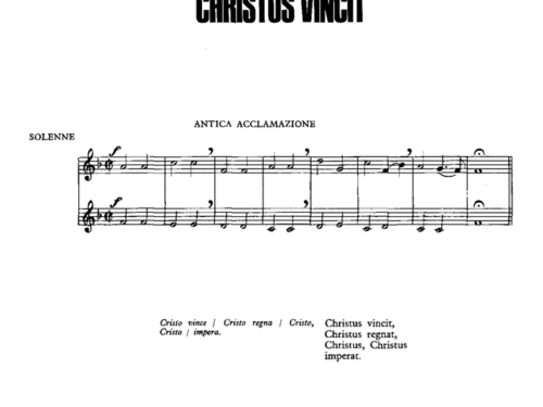 CHRISTUS VINCIT Sheet music