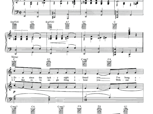 Ann Miller DON’T BLAME ME Piano Sheet music