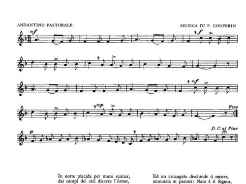 IN NOTTE PLACIDA Easy Sheet music