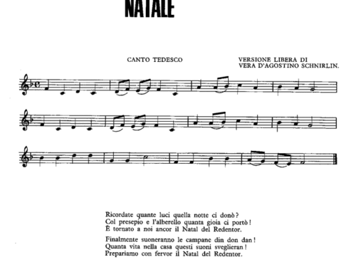 LA VIGILIA DI NATALE Easy Sheet music